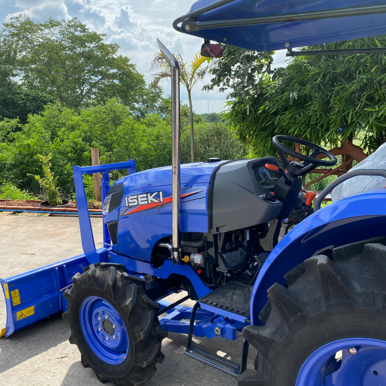 ท่อไอเสียแต่ง รถไถ แทรกเตอร์ อิเซกิ ISEKI NT542 42แรงม้า