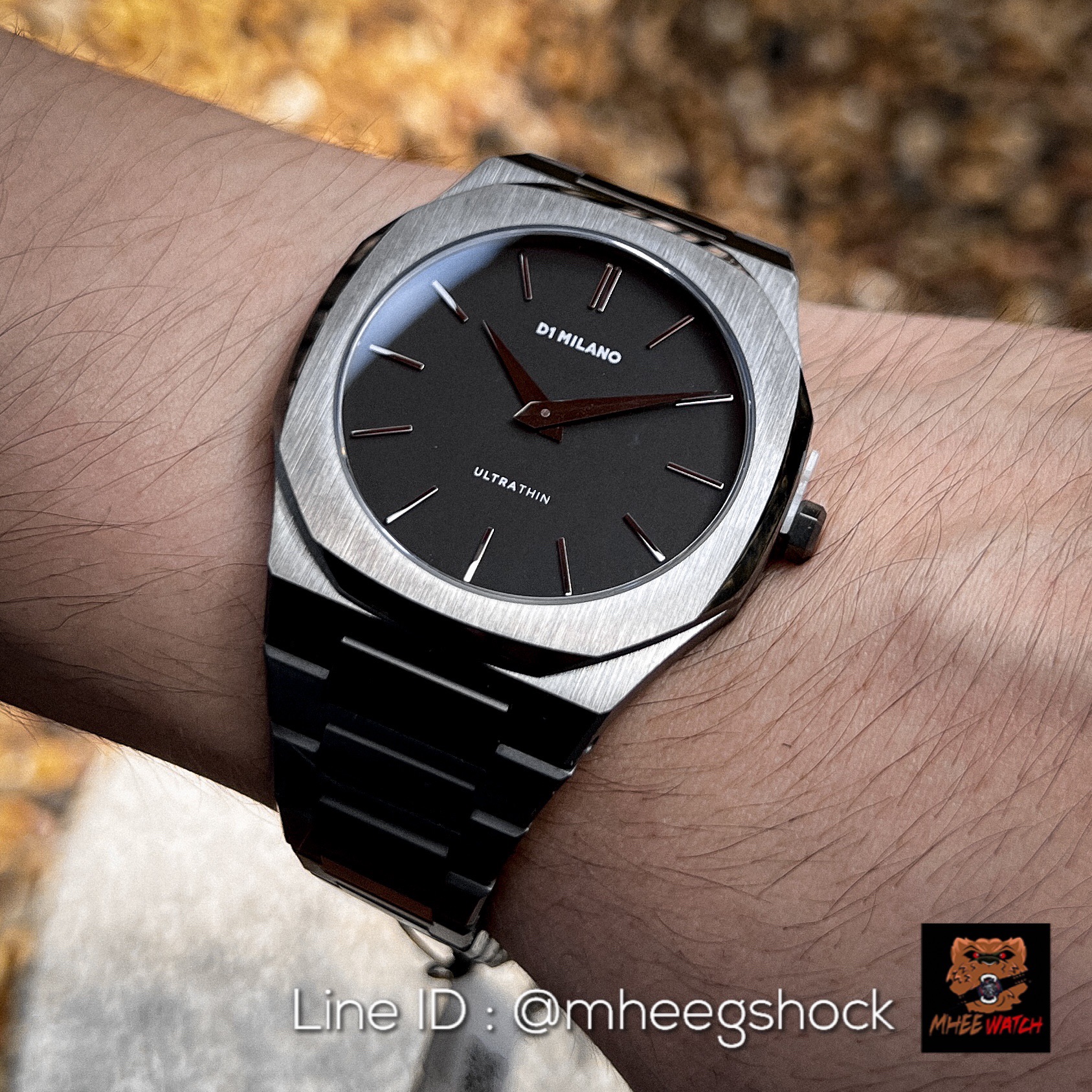 D1 Milano Gun Metal Ultra Thin A-UTBJ41