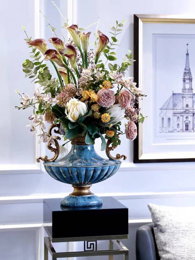 CT211E053 DECHOME Flower ornaments แจกันดอกไม้ ตกแต่งบ้าน ตกแต่งโรงแรม ของขวัญขึ้นบ้านใหม่ ของขวัญ