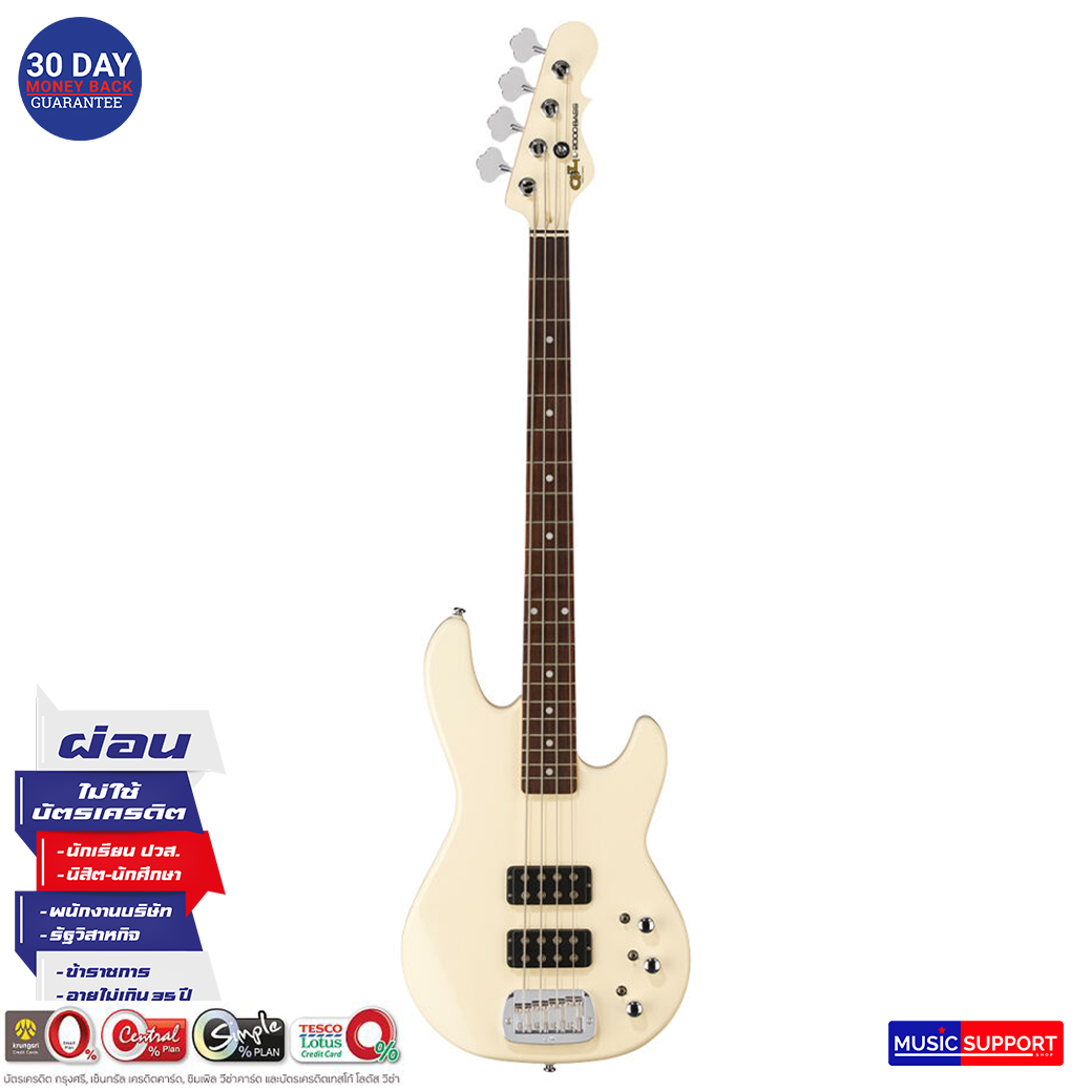 กีตาร์เบสไฟฟ้า G&L TRIBUTE L2000 BASS-WHITE-CH/BAG