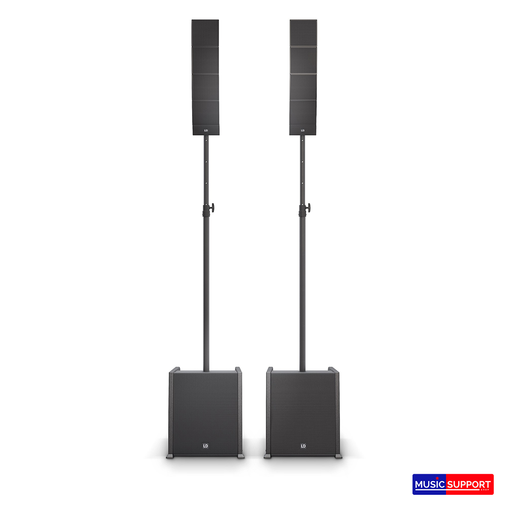 LD Systems CURV500PS Portable Array System Power Set Including Distance Bar & Speaker Cables