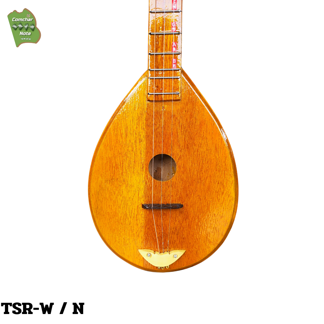 พิณโปร่งหัวนาค คำชะโนด รุ่น "ท่าสำราญ" ทรงหยดน้ำ