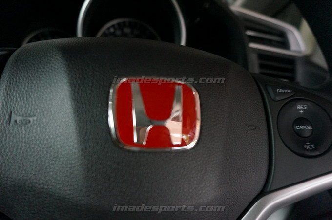 Logo H Type R สปอร์ตหน้า หลัง และพวงมาลัย (ดำ/แดง/ดำ-แดง)
