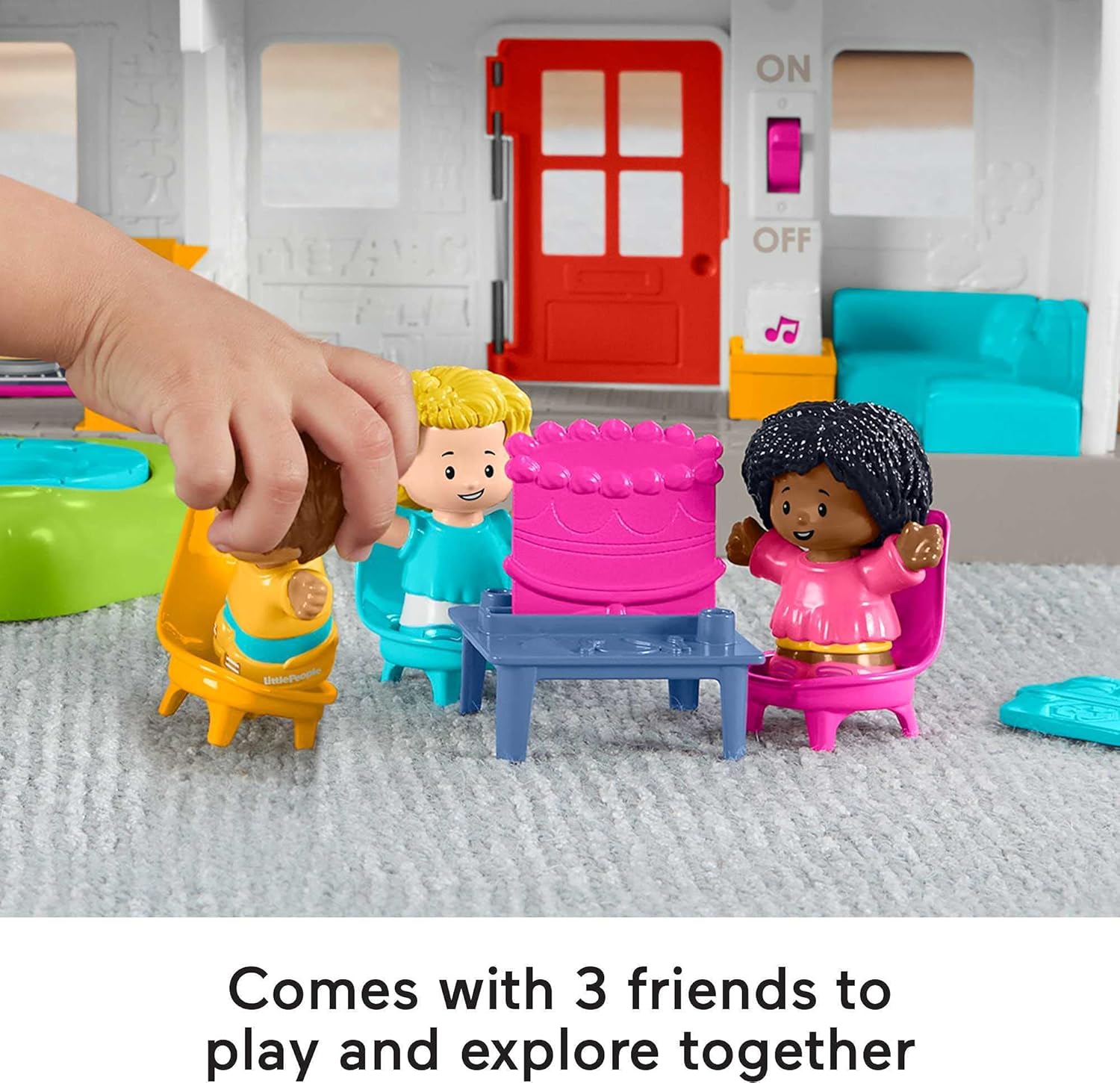 Fisher Price Little People Friends Together Playhouse บ้านของเล่นเสริมการเรียนรู้