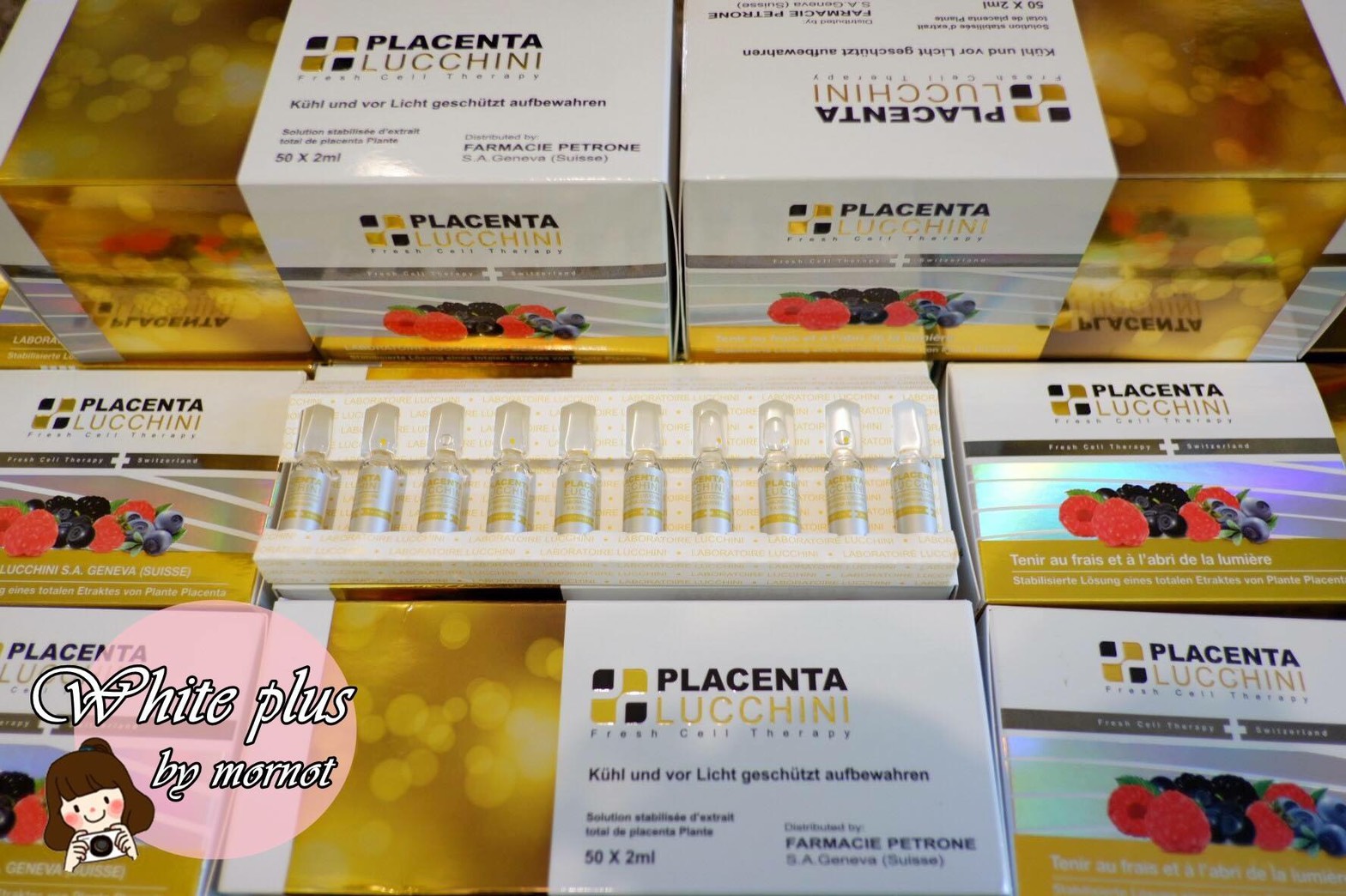 Placenta Lucchini Fresh Cell Therapy (รกพืช ชะลอวัย เพื่อผิวเปล่งปลั่งสุขภาพดี)