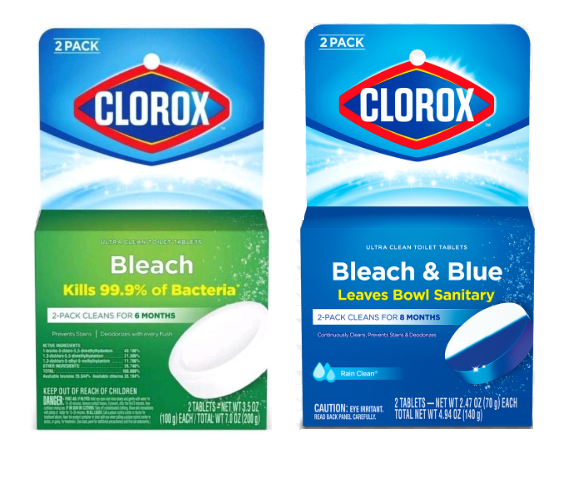 Clorox Automatic Toilet Bowl Cleaner เม็ดทำความสะอาด ฆ่าเชื้อโรค โถชักโครกอัตโนมัติ