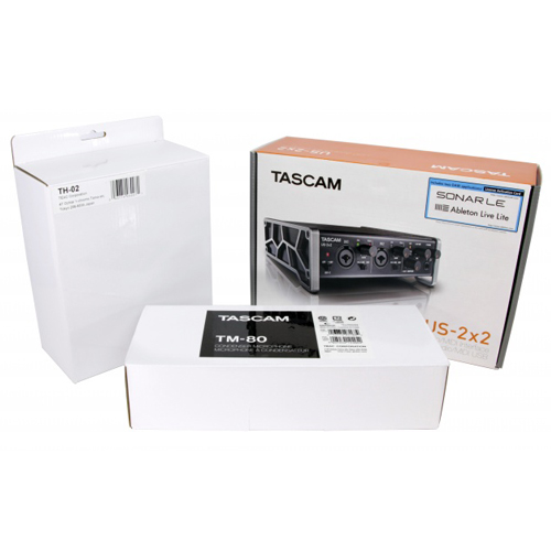 ไมค์บันทึกเสียง Tascam US-2x2TP