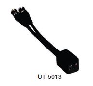 UT-5013 Shield RJ 45 Jack (G.703) to 2x Male BNC Balun