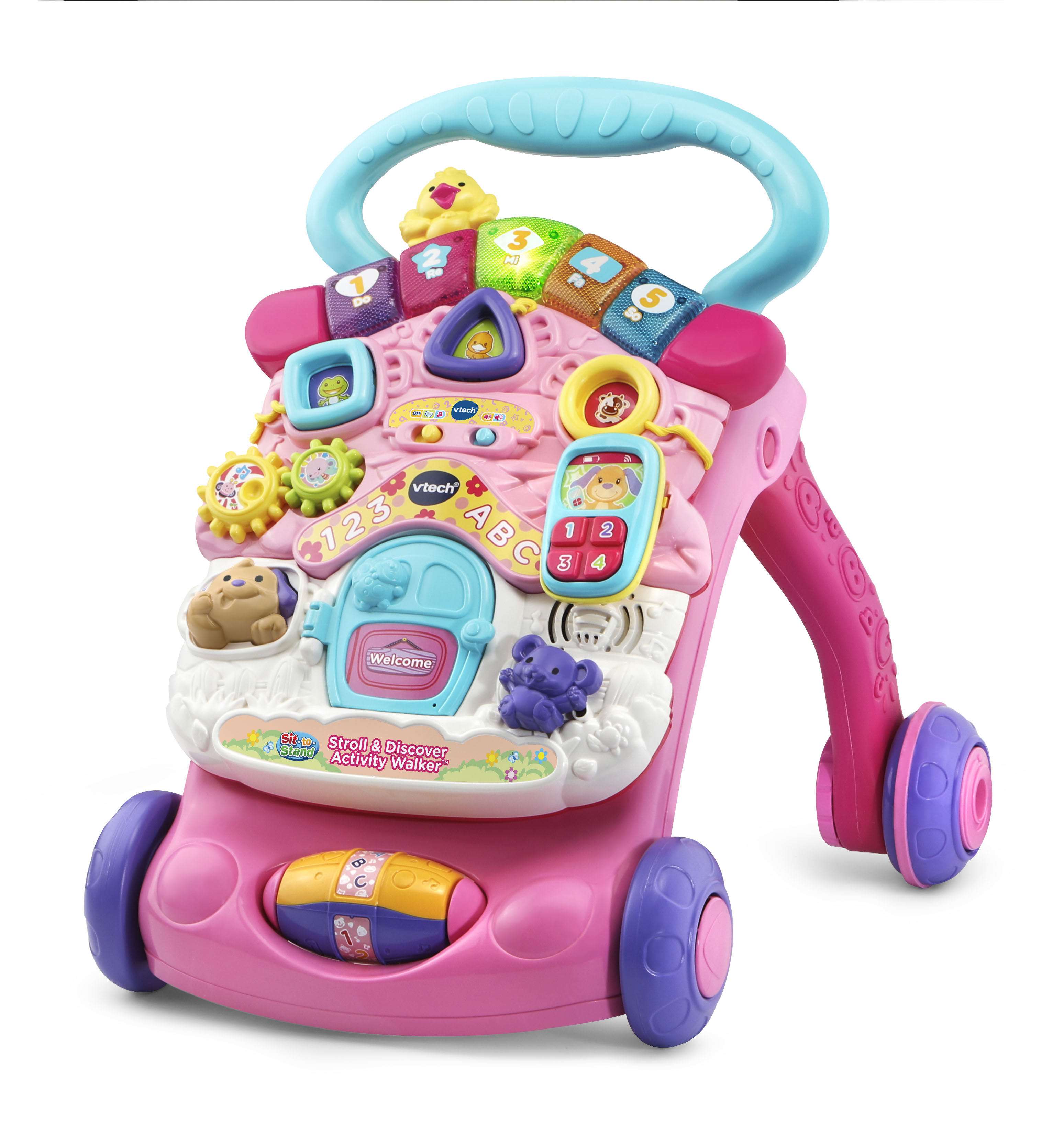 VTech Stroll & Discover Activity Walker Pink ผลักเดิน หัดเดิน