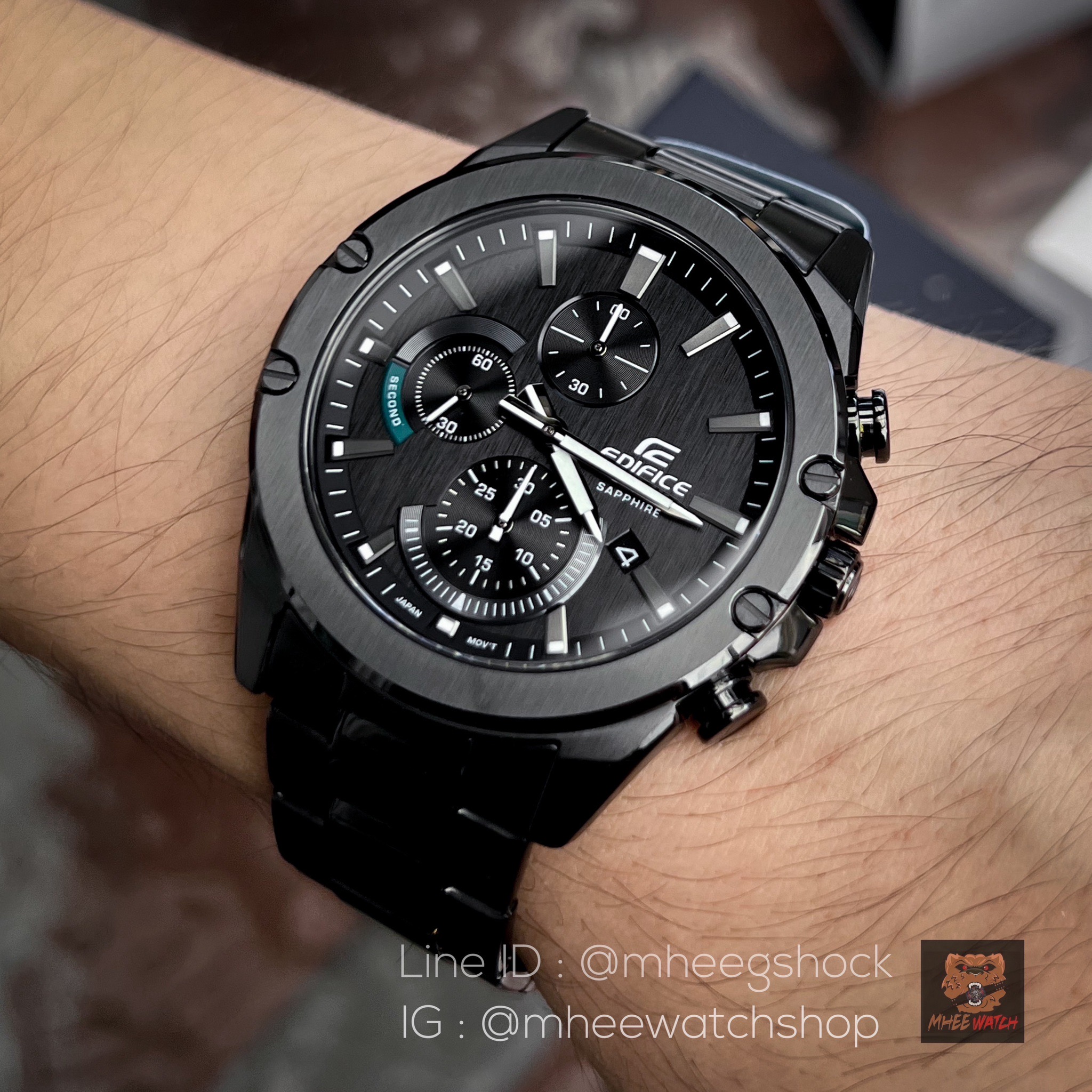 Casio Edifice Black Sapphire