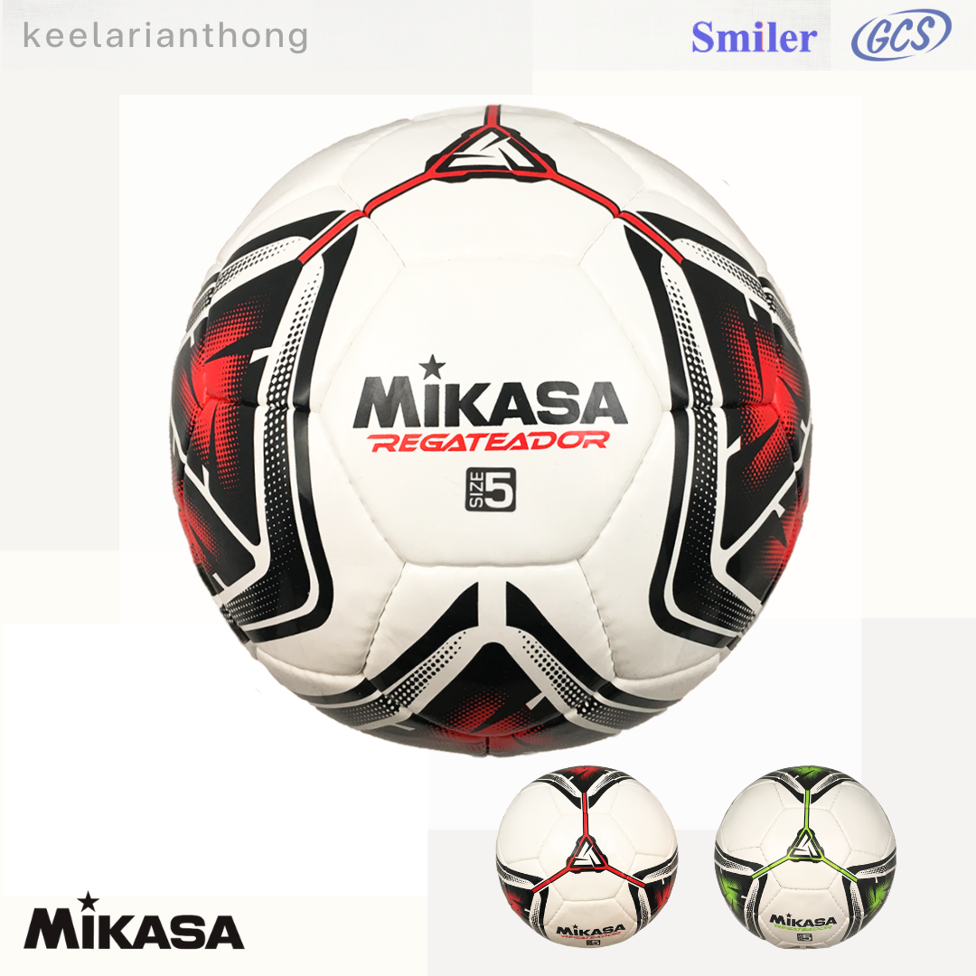 MIKASA REGATEADOR ฟุตบอลหนังเย็บ PVC size 5