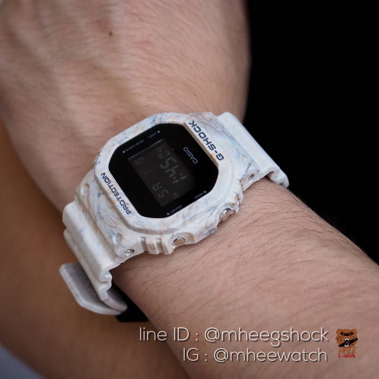 นาฬิกา G-Shock ลายหินอ่อน UTILITY WAVY MARBLE DW-5600WM-5 ของแท้