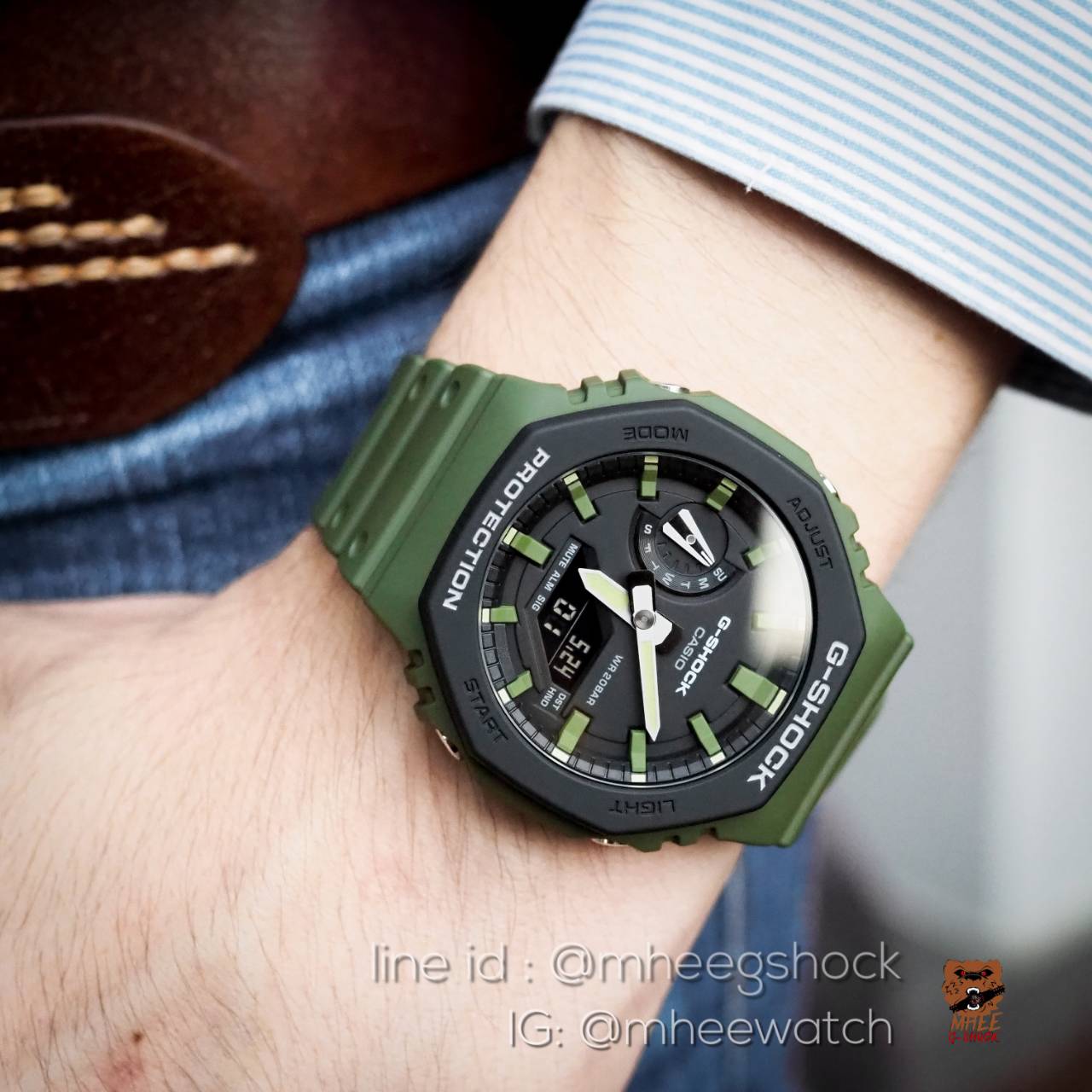 G-Shock รุ่น GA-2110SU-3ADR เขียว Camo