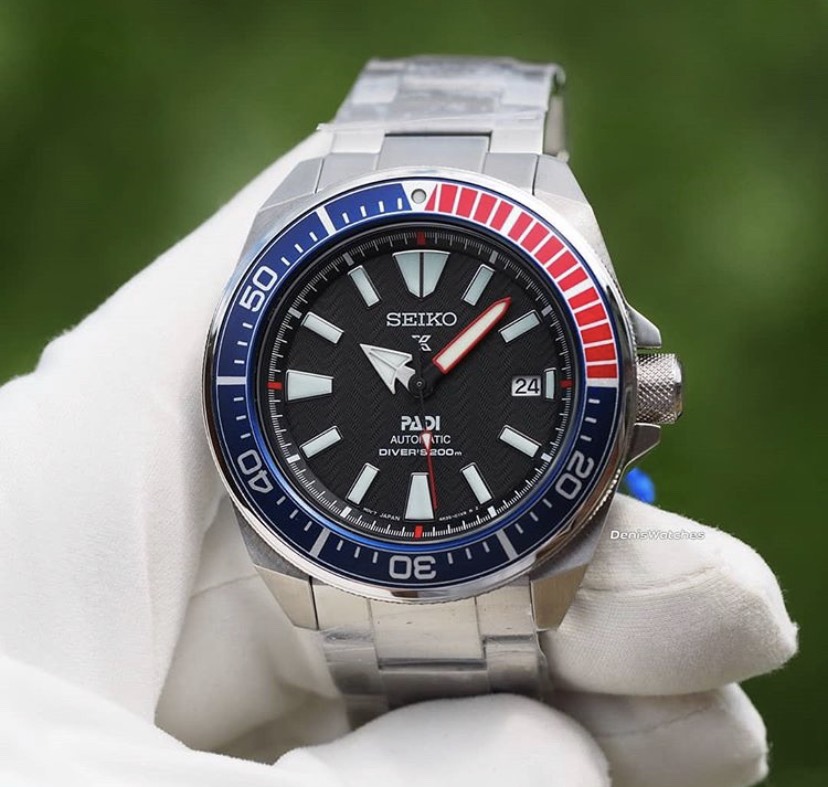 Seiko Pepsi Samurai limited Padi Save the Ocean discontinued SRPF09K