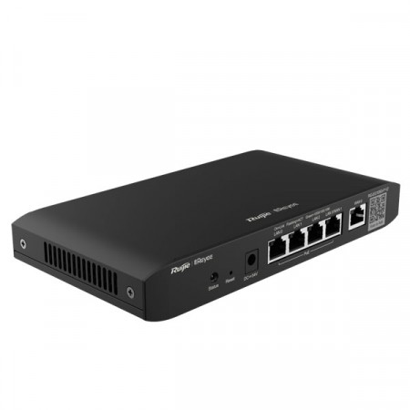 Reyee RG-EG105G-P V2 Cloud Managed Router 2 WAN Load Balancing Support , 5 Gigabit Ethernet Ports (WAN/LAN), Including 4 PoE/POE+ Ports with 54W POE Power budget, Free Cloud Management