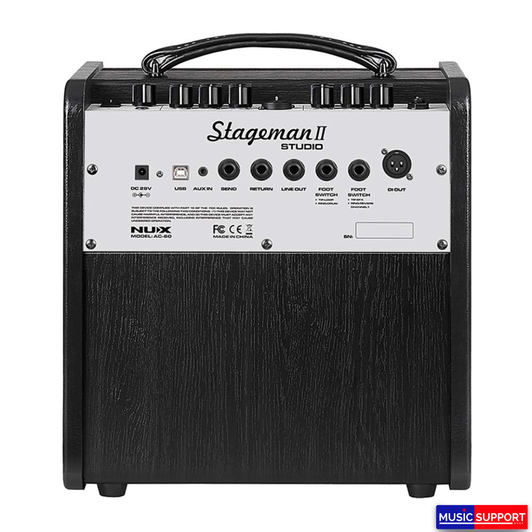 Nux AC-60 Stageman II Studio แอมป์กีตาร์โปร่ง
