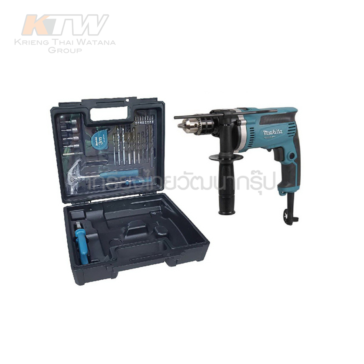 MAKITA สว่านกระแทก13มิล กล่อง+อุปกรณ์ รุ่น M8103KX2B