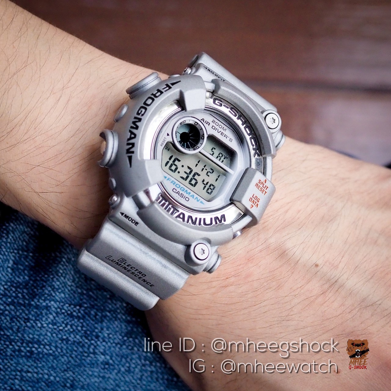 Limited Dw-8201GF-8 Frogman Men of Silver (Japan Only)