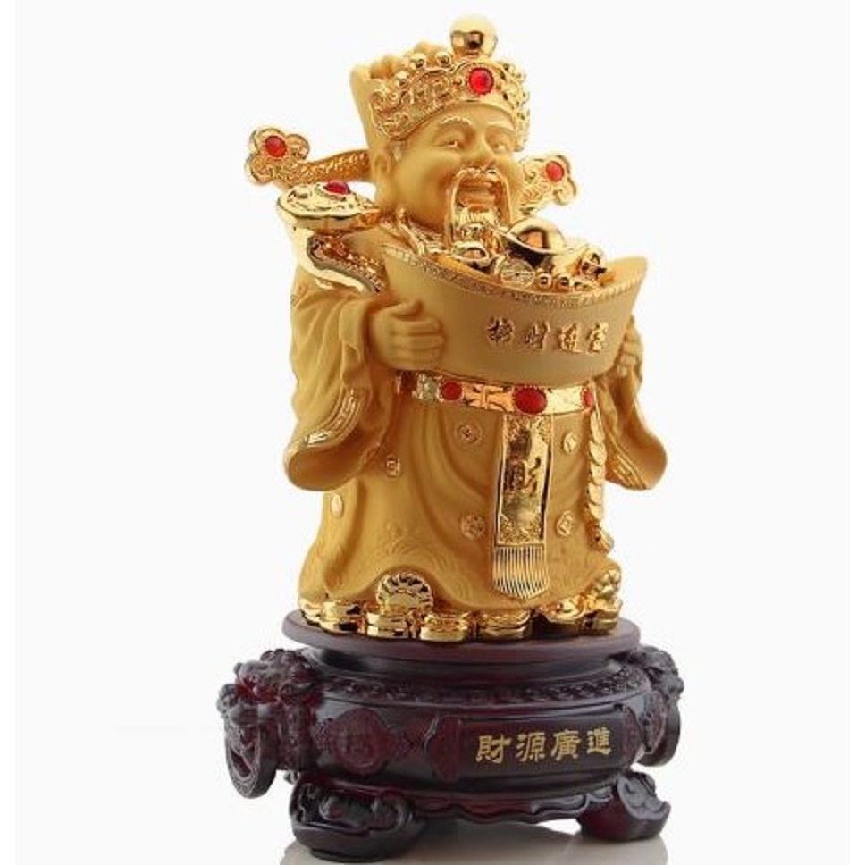 CT227B169 HAOYUN เทพเจ้าแห่งความมั่งคั่ง มงคล ของขวัญเลื่อนตำแหน่ง ของขวัญขึ้นบ้านใหม่ ขนเงินขนทอง รับทรัพย์