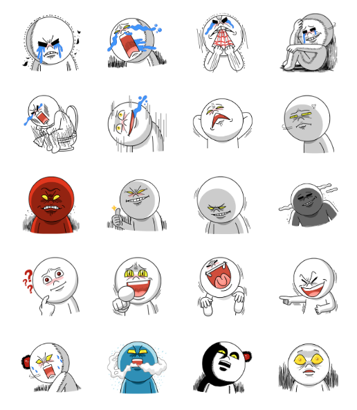 ขายสติกเกอร์ไลน์ มูนในวันที่โกรธจัด