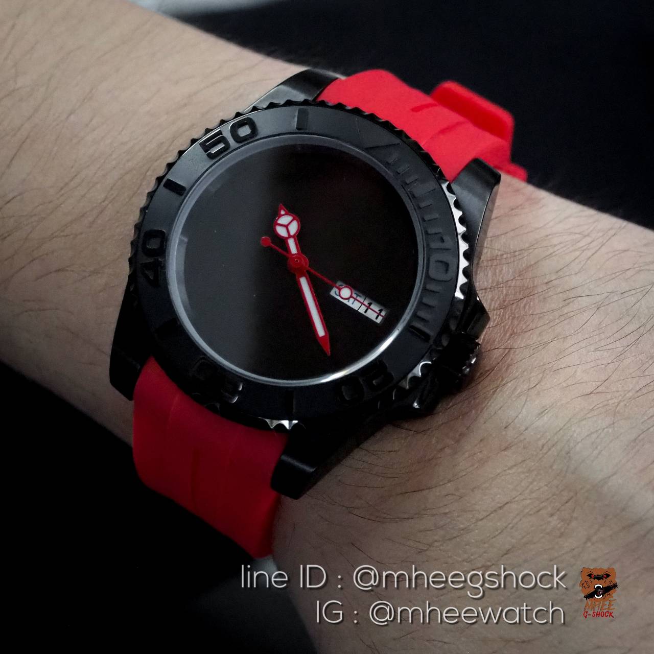 Seiko Modify Red Black Edition