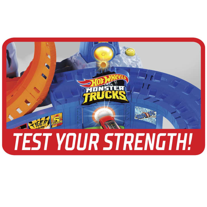 Hot Wheels Monster Trucks T-Rex Volcano Arena Playset ภูเขาไฟ ทีเร็กซ์ ฮอทวีล