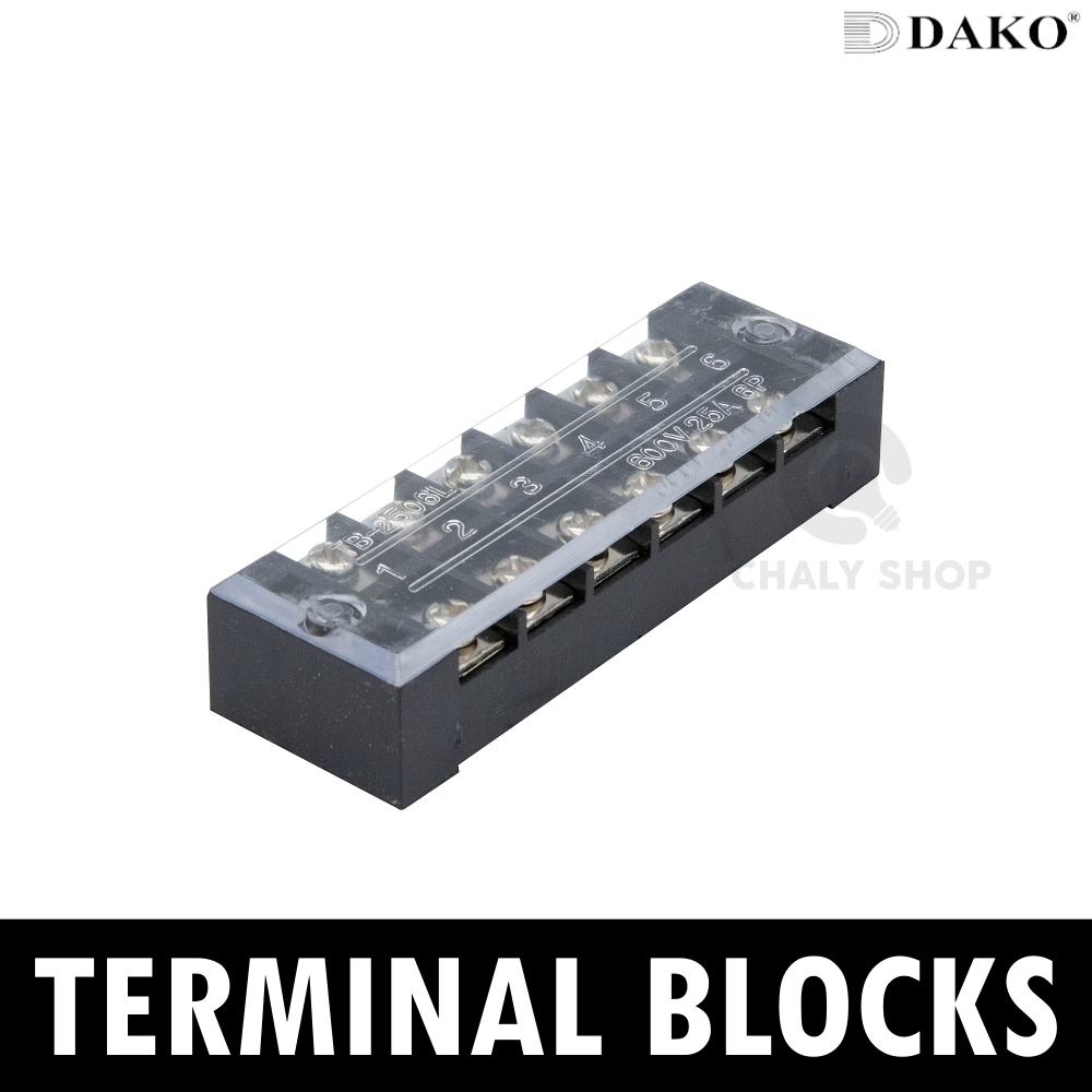 DAKO® TB 2506 6P 25A เทอร์มินอล (Terminal Blocks)