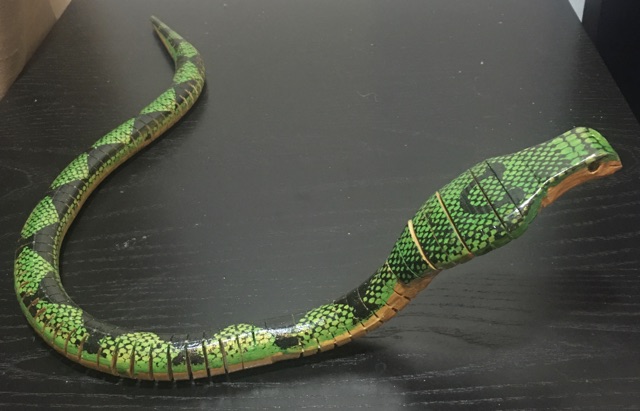 TH000B039 โมเดลไม้ จระเข้ งู แมงมุม โมเดลงู โมเดลจระเข้ โมเดลแมงมุม โมเดลไม้งู โมเดลไม้จระเข้ โมเดลไม้แมงมุม Animal