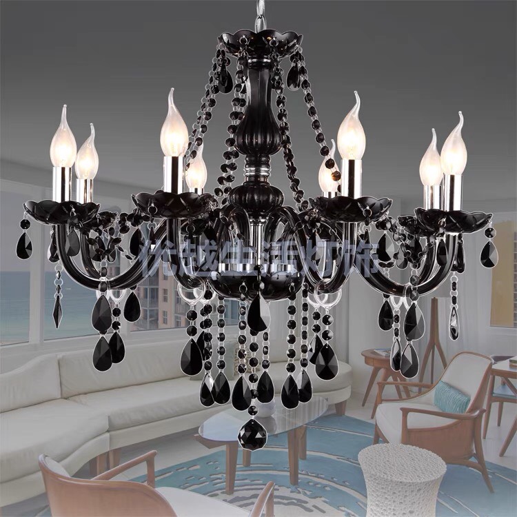 CT001A017 SOTMIA โคมไฟระย้าสีดำ chandelier modern โคมไฟเพดาน โคมไฟระย้า โคมระย้า โคมไฟเชิงเทียน โคมระย้าวินเทจ