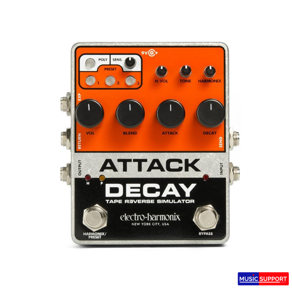 Electro-Harmonix Attack Decay Tape Reverse Simulator