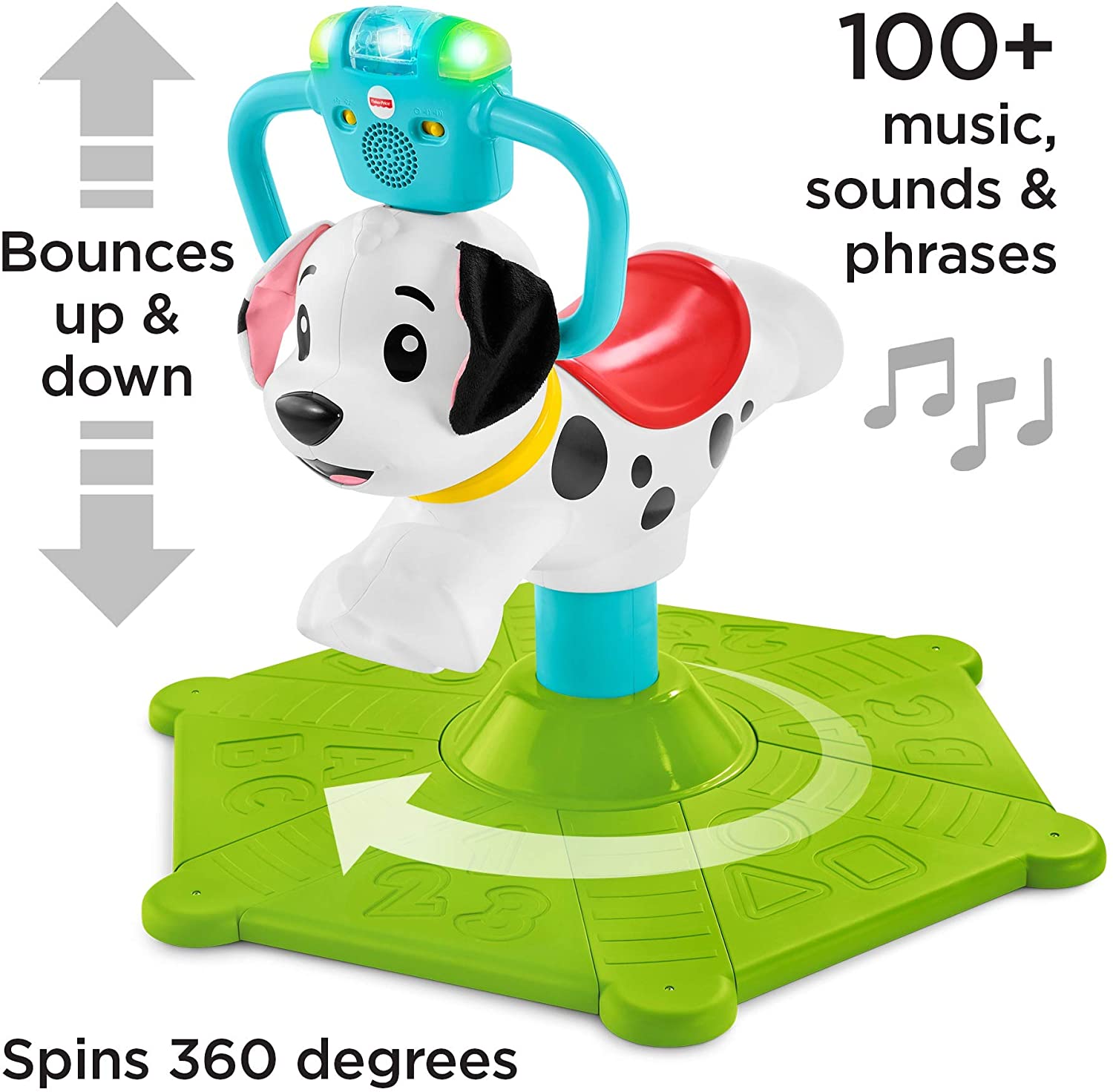 Fisher Price Bounce and Spin Puppy หมาน้อยเด้งดึ๋ง หมุนได้ 360 องศา ของเล่นเสริมพัฒนาการกล้ามเนื้อ