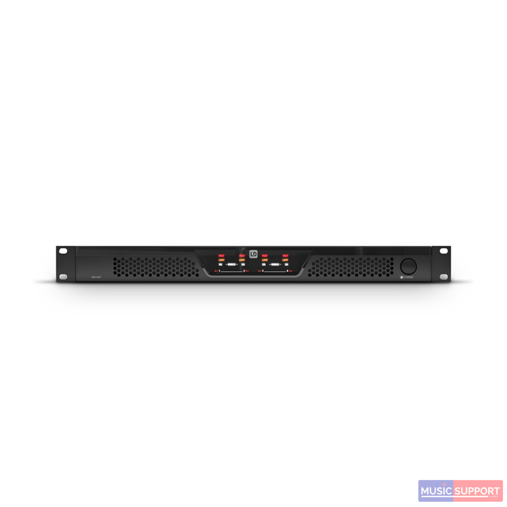 LD Systems IPA412T 4-channel DPS Installation Amplifier 4 x 120 W @ 4 Ohm / 70V/100V