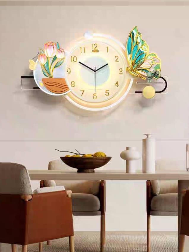 CT208C046 INTERY นาฬิกาติดผนัง นาฬิกามงคล WALL CLOCK WALL DECOR