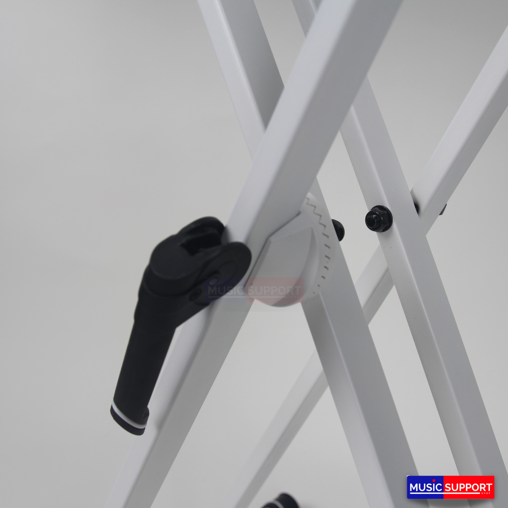 Gravity GKSX2 ขาตั้งคีย์บอร์ด White ยางเขียว