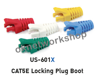 US-601X CAT5E Locking Plug Boot 1 Pack = 20 Pcs.