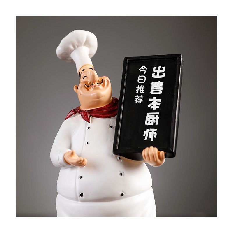 C1013B031 FAMITOSS ของแต่งร้านอาหาร ของแต่งร้านค้า กุ๊ก เชฟ พ่อครัว ของแต่งร้าน ตกแต่งร้านอาหาร restaurant decorate