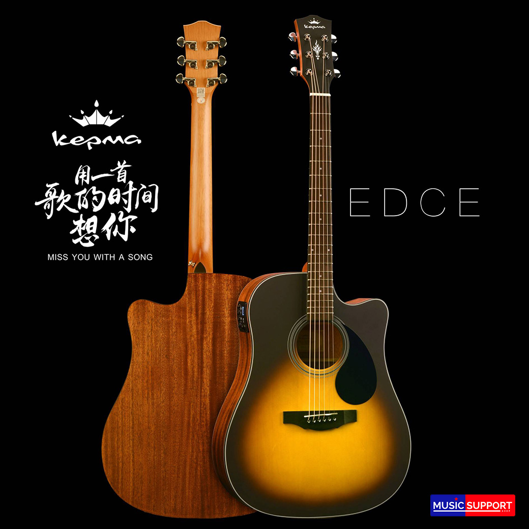 Kepma EDCE กีตาร์โปร่งไฟฟ้า