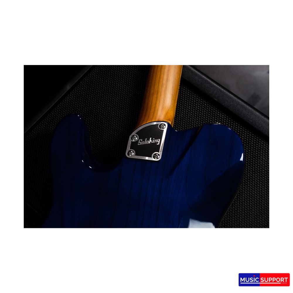 Soloking MT-3 Custom Roasted Maple FB Binding 22-SS Quilted