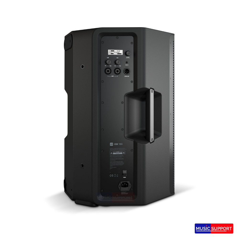 LD Systems ICOA12A BT สีดำ 300วัตต์ ลำโพงมอนิเตอร์ พร้อมบลูทูธ