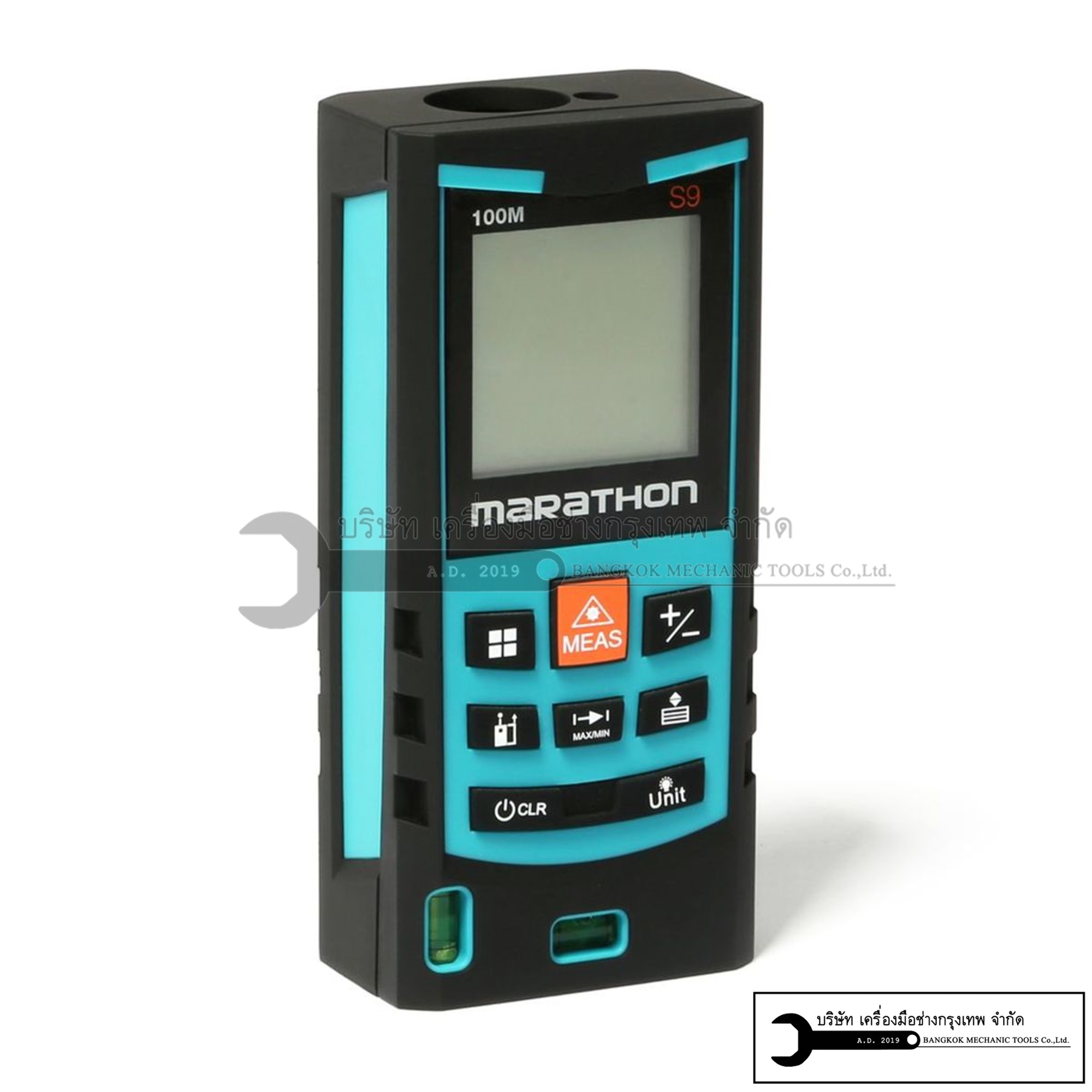 MARATHON เครื่องวัดระยะทางเลเซอร์+ระดับน้ำ แบบ 60ม.และ 100ม. รุ่น S9