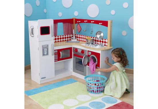 Kidkraft red grand gourmet kitchen