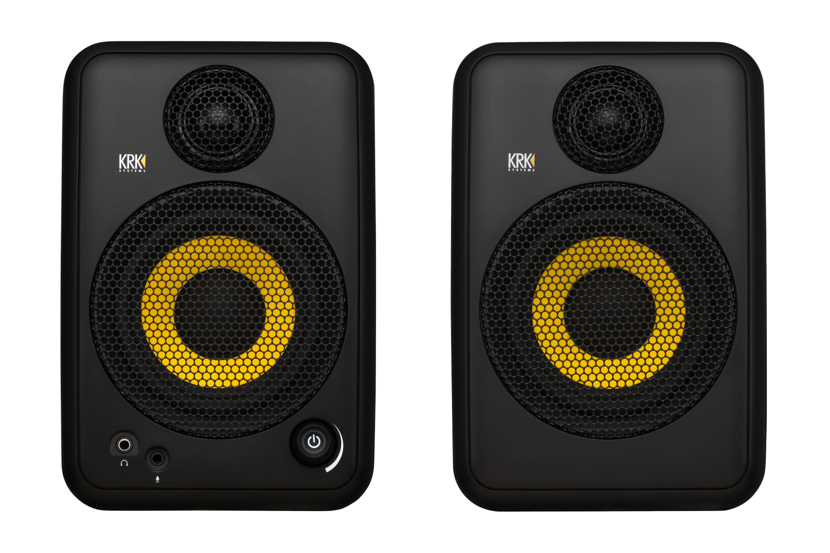KRK GoAux 4 Inch Portable Studio Monitor System Pair