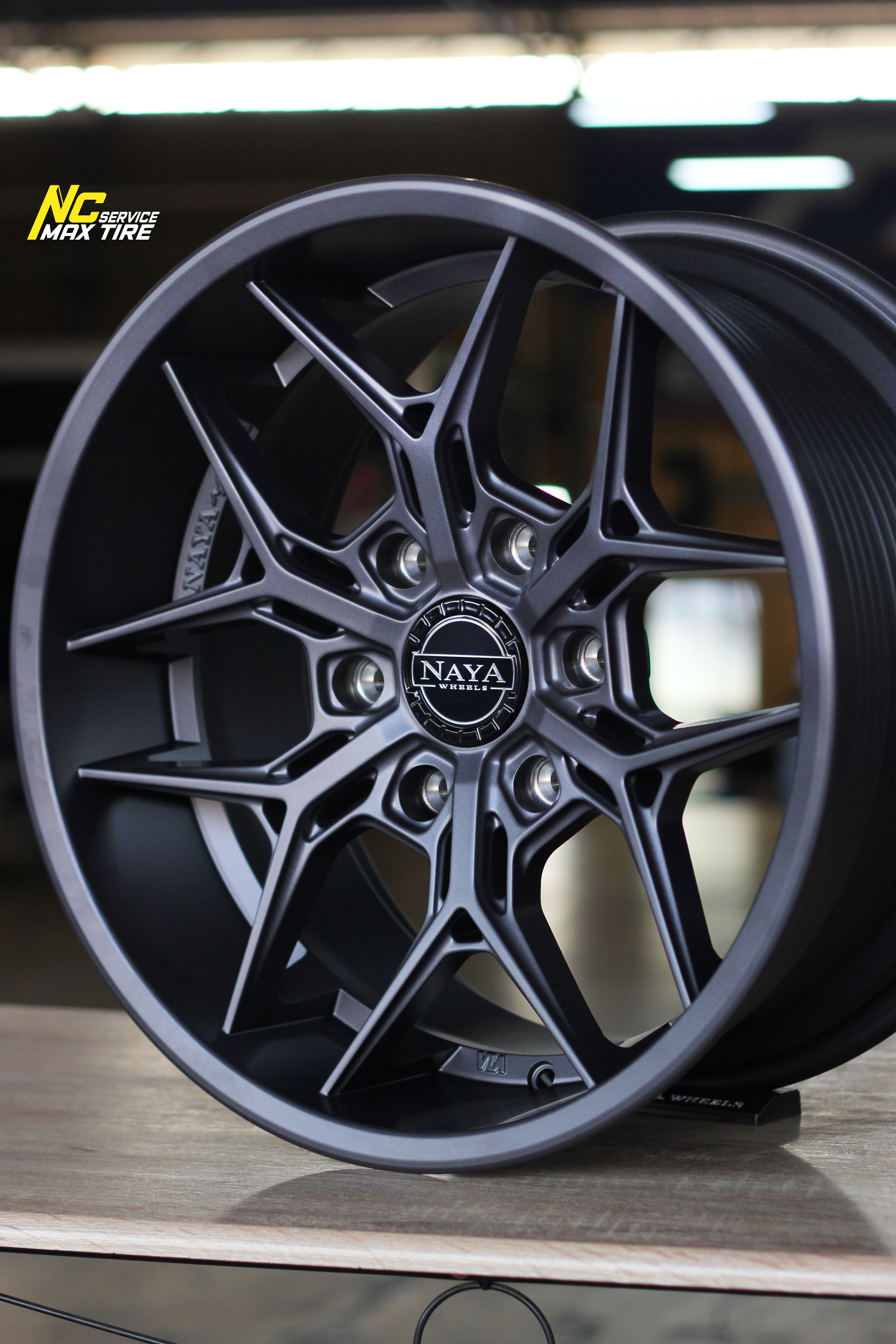 ล้อแม็กขอบ18 / NAYA / Alpha / T6 / 18×9.5 6H139.7 ET28 / ล้อแม็กสีกัลเทาเข้มทั้งวง / ล้อแม็กสำหรับรถกระบะ / SUV / PPV / ล้อแม็กสวยๆ / NC