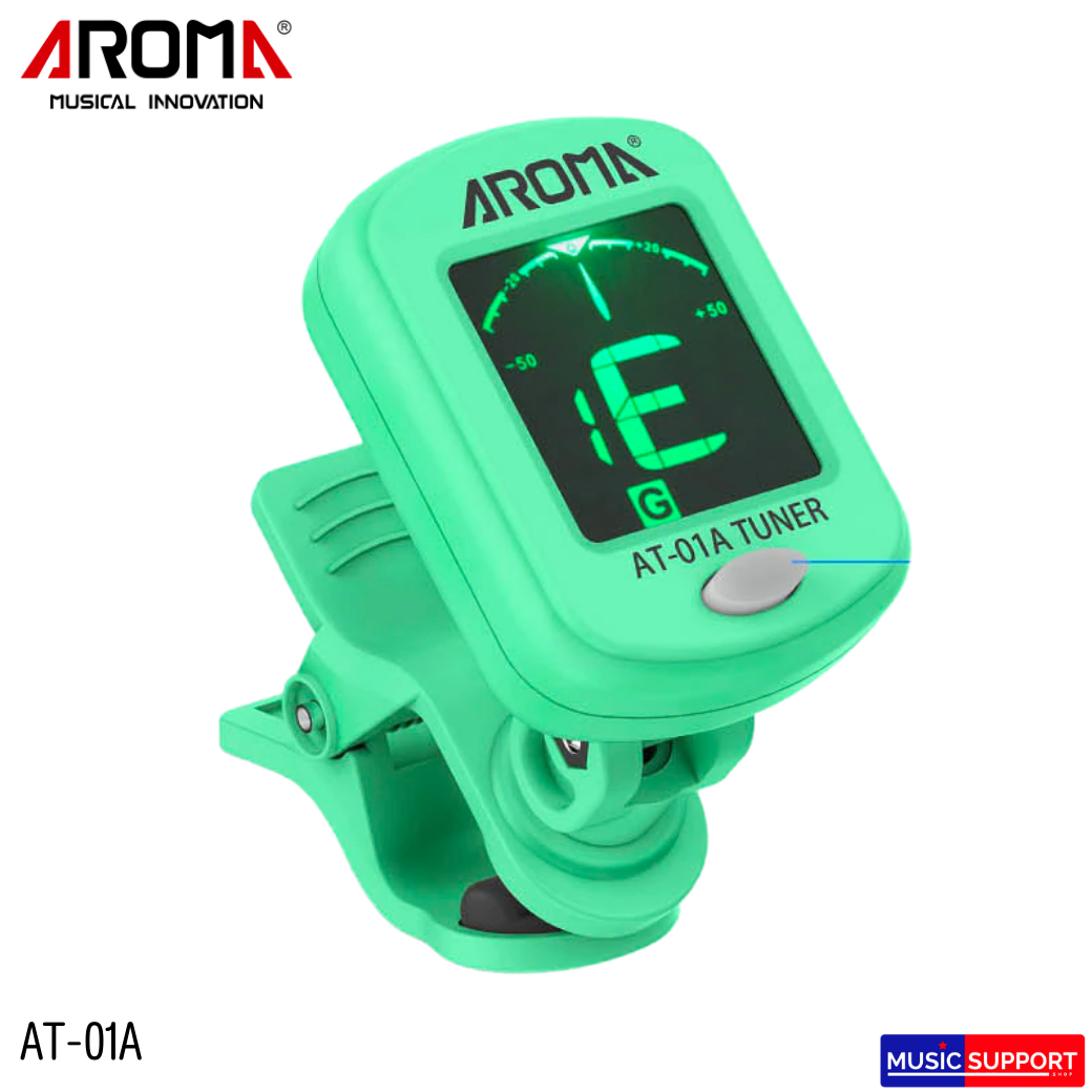 AROMA AT-01A เครื่องตั้งสายกีตาร์ TUNER (แถมฟรี ถ่านพร้อมใช้งาน)