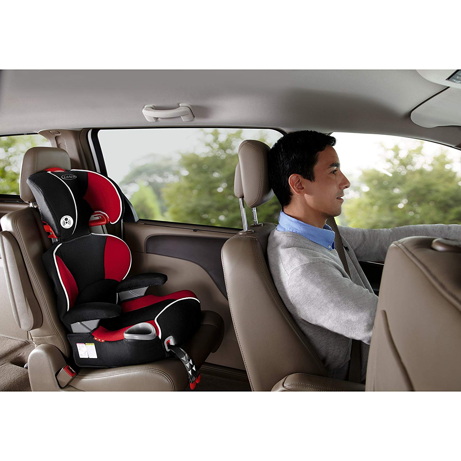 Graco Affix Youth Booster Seat with Latch System - Atomic คาร์ซีท ที่นั่งนิรภัยสำหรับเด็ก