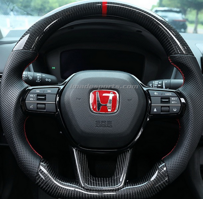 Logo Honda Type R สปอร์ตหน้า หลัง และพวงมาลัย (แดง/ดำ/ดำแดง)