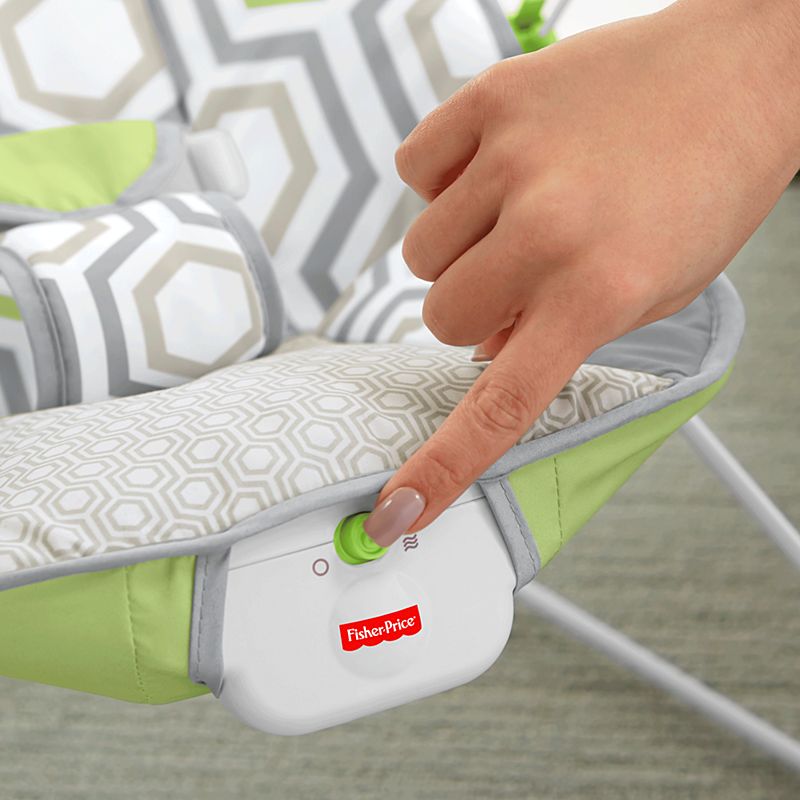 Fisher Price Baby s Bouncer Geo Meadow เปลโยกมีระบบสั่น