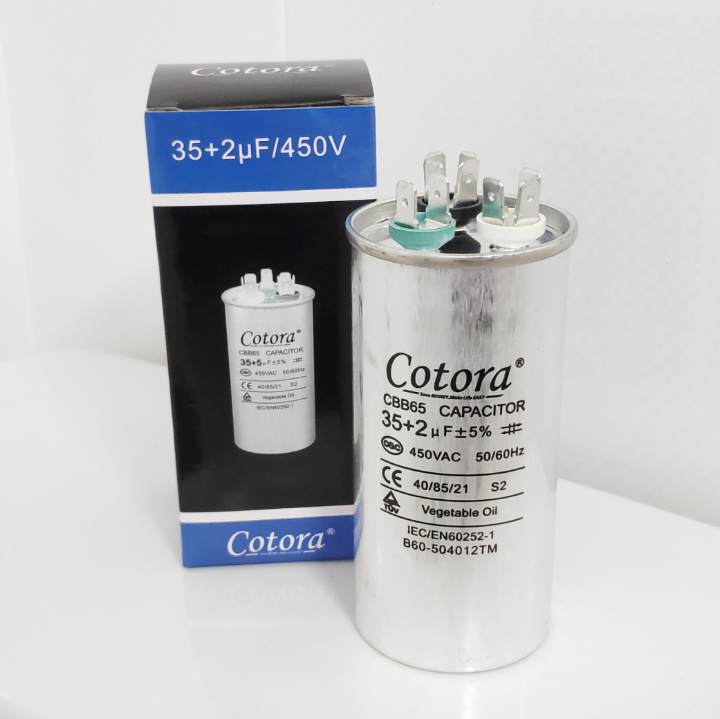 Cotora คาปาซิเตอร์ แอร์ [450VAC 50/60Hz] (3ขั้ว)