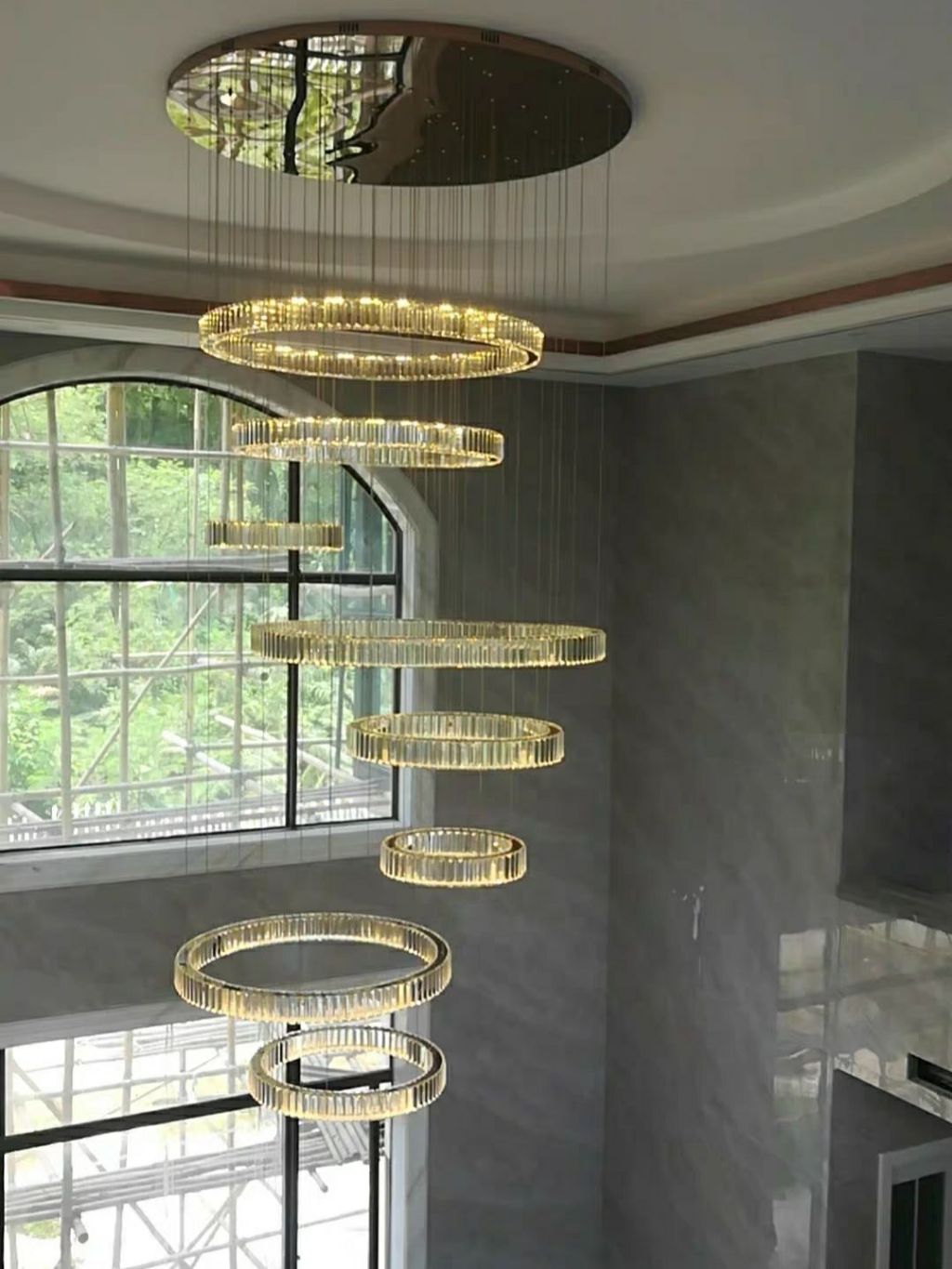 CT206A235 SOTMIA chandelier duplex floor โคมระย้า โคมโถงบรรได แชนเดอเรีย Lamp ไฟยาว