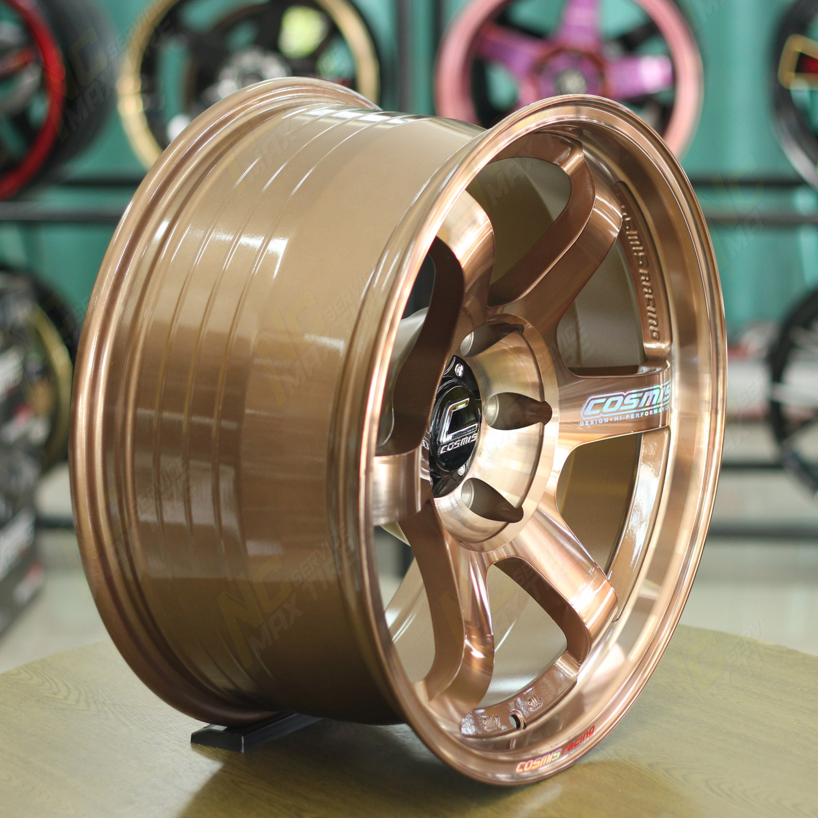 ล้อแม็กขอบ18 / Cosmis RG-06S / 18x9.0 6H139.7 ET0 / สีคอปเปอร์